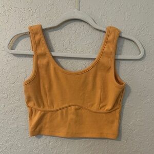 Signature8 Orange Sleeveless Women's crop Top x